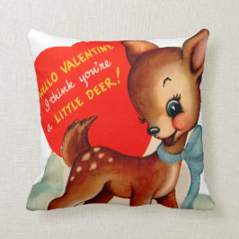 Almofada Decor de veados do Namorados retrô bonito