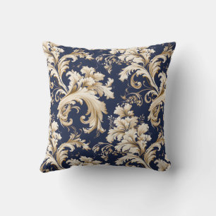 Almofada Decor Elegante Barroco e Damasco: Ornamentado de V