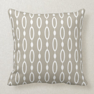 Almofada Decoração cinzenta e bege de Greige -