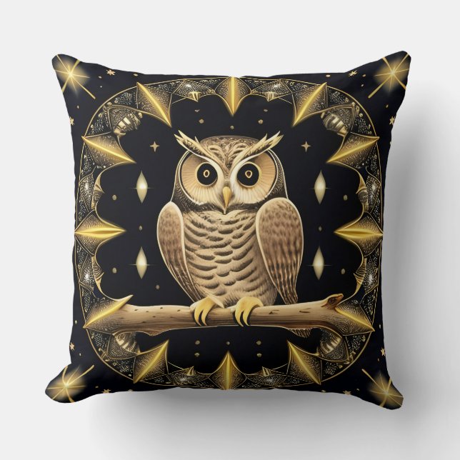 Almofada Decoração Cósmica de Casa Fantasia para Notívagos (Frente)