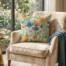 Decoração Country Francesa Aquarela Flores Silvest