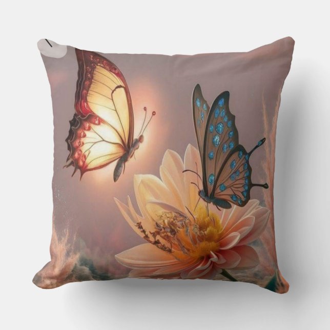 Almofada Decoração da Casa Floral Elegante (Frente)