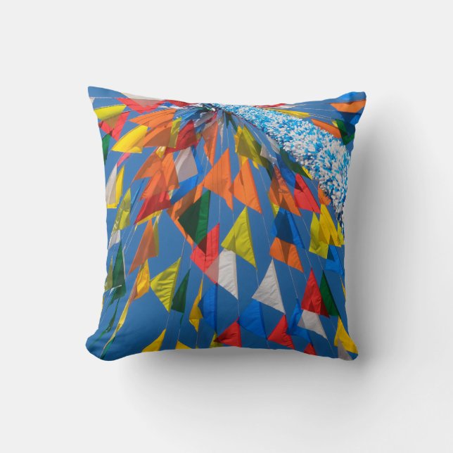 Almofada Decoração de Bandeira Triangular (Frente)