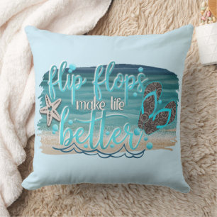 Almofada Decoração de Beachy Divertida