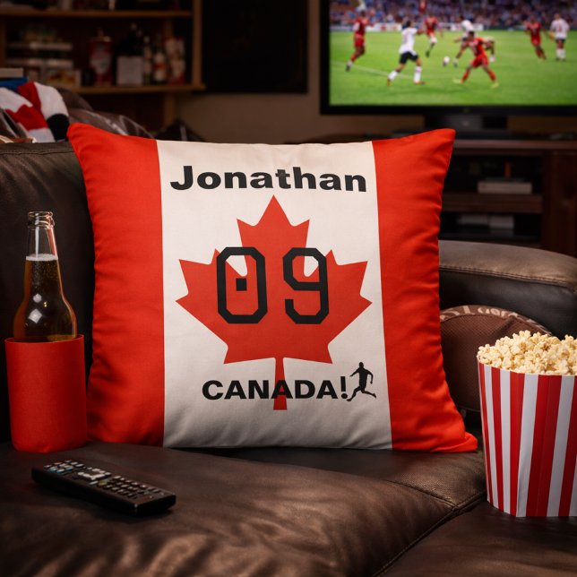Almofada Decoração de Campo em Casa do Orgulho do Canadá (Criador carregado)