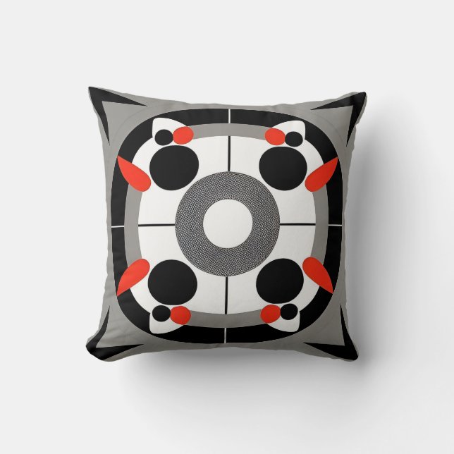 Almofada Decoração de Casa Criativa Geométrica Abstrata Mod (Frente)