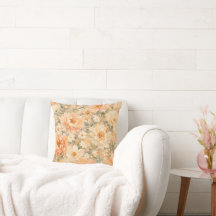 Decoração de Casa Flor Romântica Creme de Pêssego 