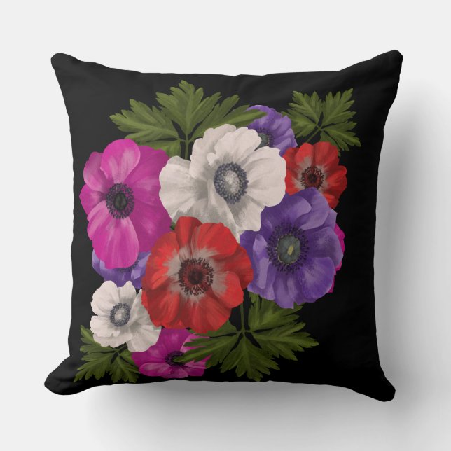 Almofada decoração de flores (Frente)