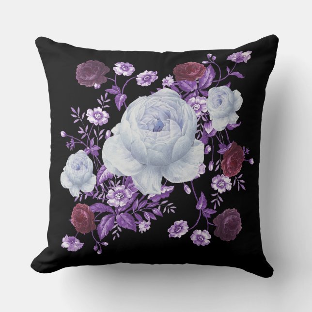 Almofada decoração de flores (Frente)