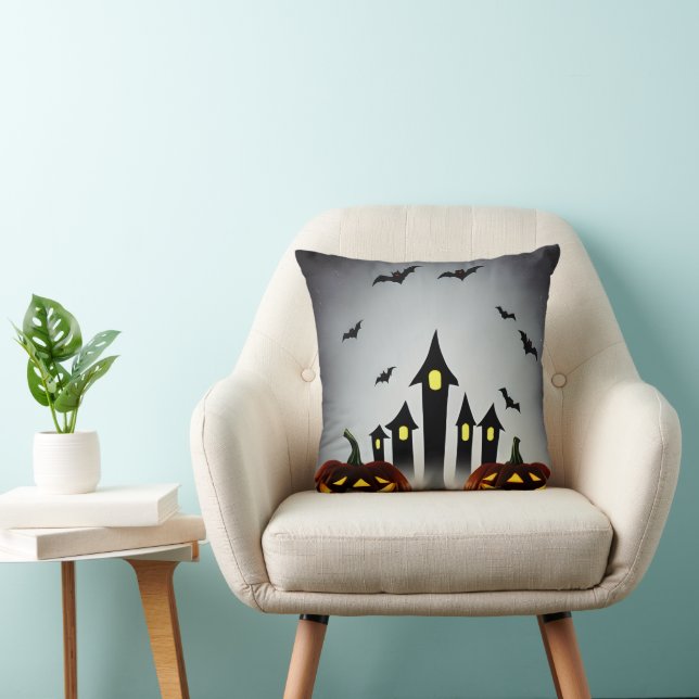 Almofada Decoração de Halloween assustadora da Jack o' Lant (Cadeira)