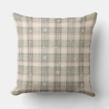Decoração de Inverno Aconchegante de Xadrez e Floc