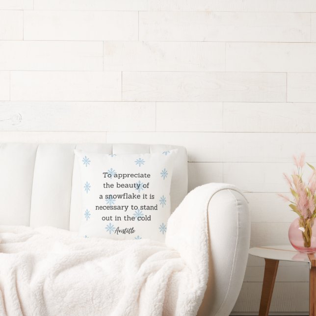 Almofada Decoração de Inverno de Aristóteles para Casa (Sofá)