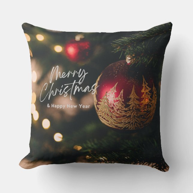 Almofada Decoração de Natal Aconchegante para Casa (Frente)