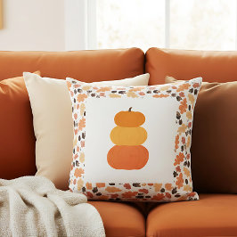 Almofada Decoração de Outono para Casa com Abóboras Empilha