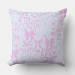 Almofada Decoração de quarto de menina Coquette Rosa com La