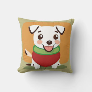 Almofada Decoração de Sala Estética Cachorrinho Fofo Kawaii