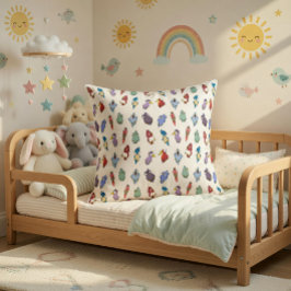 Almofada Decoração Divertida e Colorida
