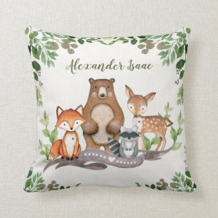 Almofada Decoração do berçário das hortaliças dos anim