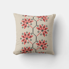 Almofada Decoração inicial inspirada no Folk