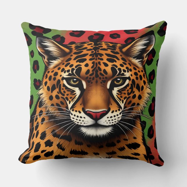 Almofada Decoração Leopardo (Frente)