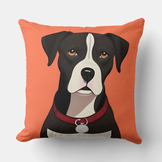 Almofada Decoração Moderna de Casa com Retrato Artístico de (Frente)