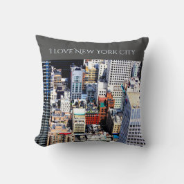 Almofada decoração moderna Nova Iorque colorida