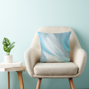 Almofada decoração moderna tímida azul