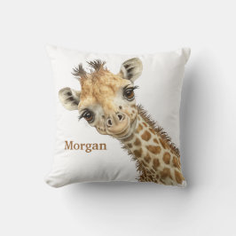 Almofada Decoração Personalizada de Berçário de Girafa para