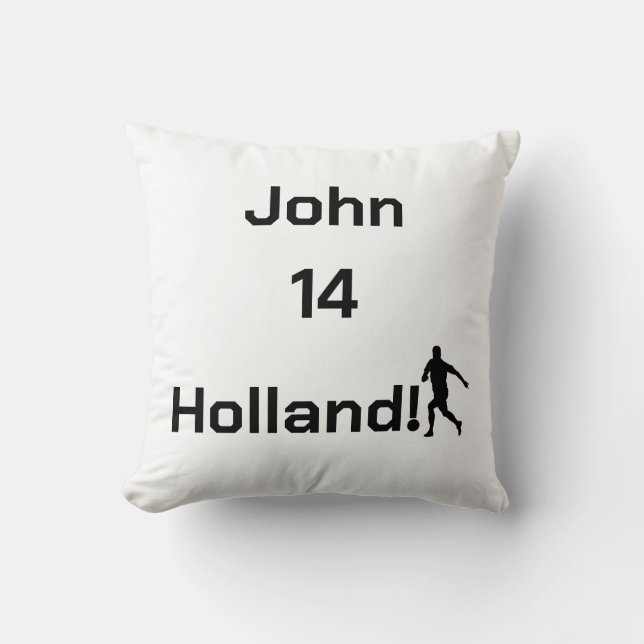 Almofada Decoração Personalizada para Casa de Fã de Futebol (Frente)