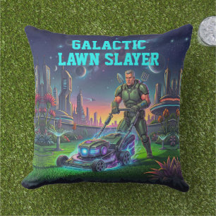 Almofada Decoração Retro de Astronauta de Ficção Científica