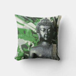 Almofada Decoração Zen de Meditação do Buda Moderno