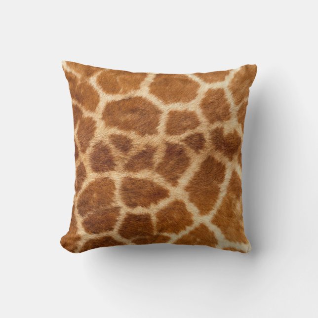 Almofada Decorador de Impressão de Girafa (Frente)