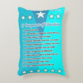 Almofada Decorativa 11 Objetivos da educação
