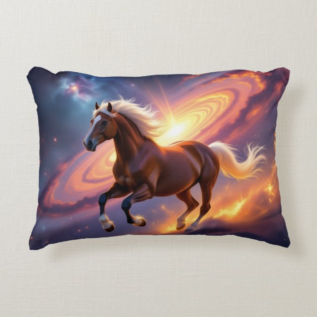 Almofada Decorativa „2026 – Das Jahr des Feuerpferds“ (Frente)