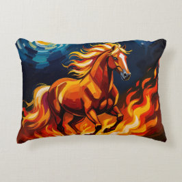 Almofada Decorativa „2026 – Das Jahr des Feuerpferds“