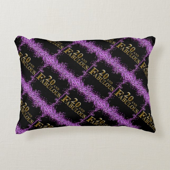 Almofada Decorativa 20 Birthday (Frente)