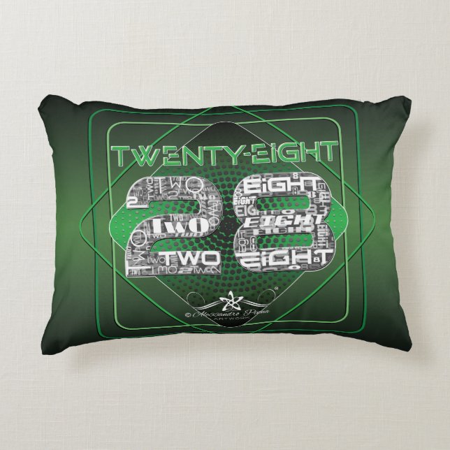 Almofada Decorativa 28 Vinte e Oito (Frente)