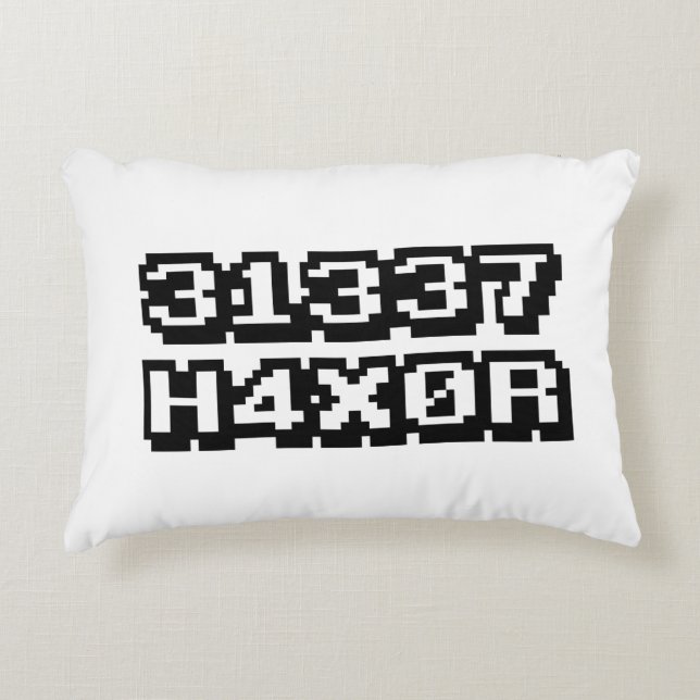ALMOFADA DECORATIVA 31337 H4X0R (Frente)