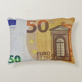 Almofada Decorativa 50€ Cinqüenta euro Banknnote
