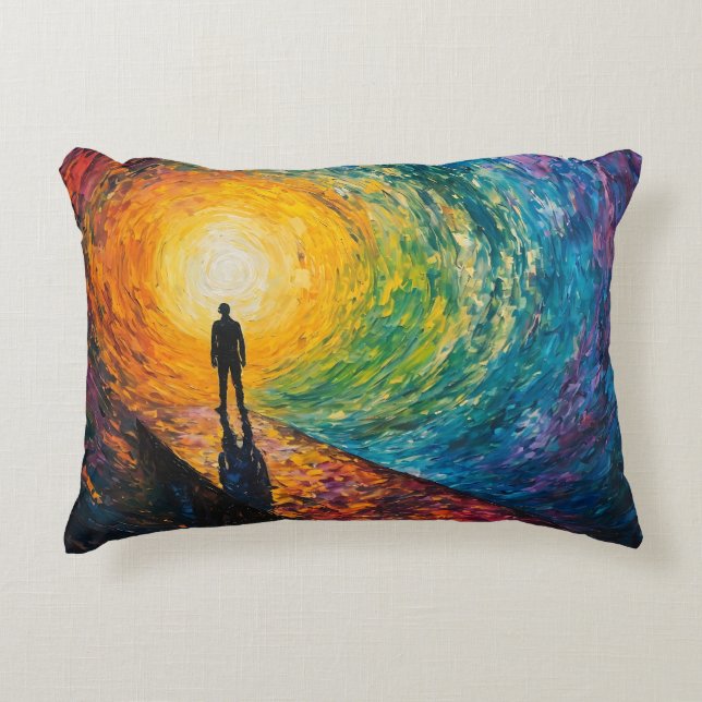 Almofada Decorativa A Borda da Dimensão (Frente)