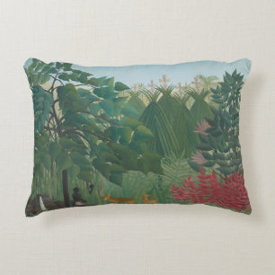 Almofada Decorativa A Cachoeira de Henri Rousseau, Arte Fino Antigo