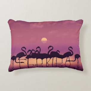 Almofada Decorativa A Flórida se soletra nas pernas de um bando de f