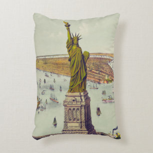 Almofada Decorativa A Grande Estátua de Bartholdi, Estátua da Liberdad