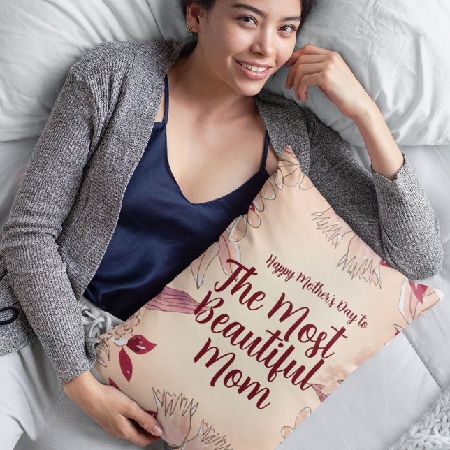 Almofada Decorativa A Mãe Mais Bonita (Criador carregado)