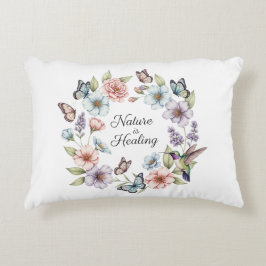 Almofada Decorativa "A natureza está curando"
