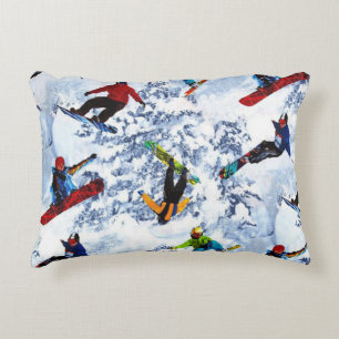 Almofada Decorativa A snowboarding não é tudo