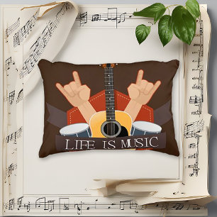 Almofada Decorativa A Vida É Música