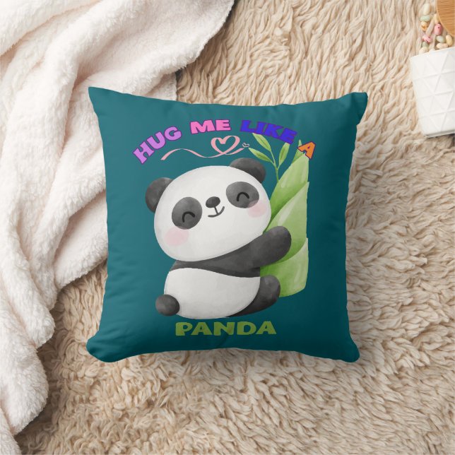 Almofada Decorativa – Abrace-me como um Panda (Cobertor)