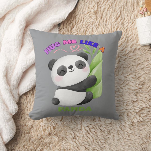 Almofada Decorativa – Abrace-me como um Panda (Cobertor)