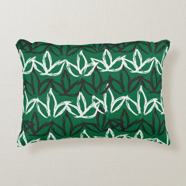 Almofada Decorativa Abstract Brush Strokes Seamless Pattern,  patterns (Frente)